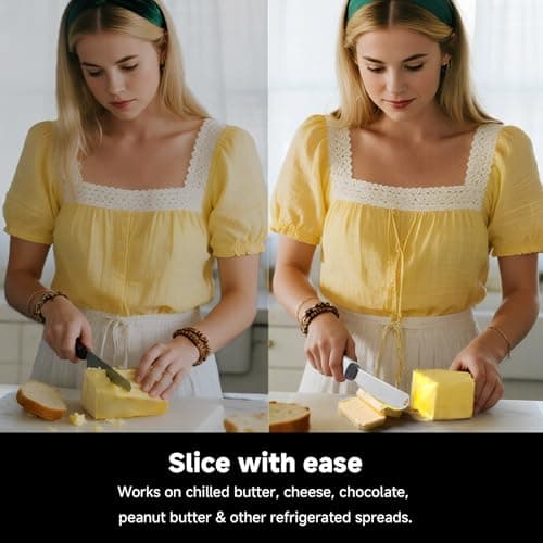 SEAINGO Heating Butter Knife Spreader - Rechargeable, Electric, Cordless, Heats up in 6 Seconds, Nonstick Stainless Steel Blade, ON/OFF Safety Lock Switch, 2 Warming Mode Can Quickly Melt Cold Hard Butter, Coconut Oil, Cream, Jam, Mustard, for Kitchen Restaurant Party - Thumbnail 4
