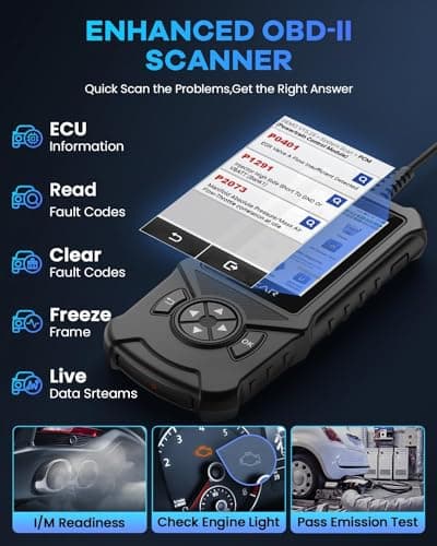 MUCAR CDE900 OBD2 Scanner, ABS,SRS,TCM,ECM System Car Code Reader Diagnostic Scan Tool, 4 Inches Touchscreen, Cover 106 Brands, FCA Autoauth, Wireless Update - Thumbnail 3