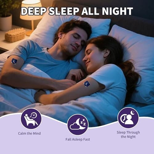WLTHO 60ct Extra Strength Deep Sleep Patches for Adults - All Natural Sleep Patches Stickers with Valerian Root, Melatonin & Magnesium, 8-Hour Lasting, Non-GMO & Cruelty Free (Blue-60ct) - Thumbnail 4