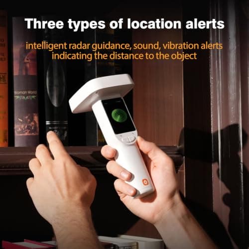 Smart Tracker Tag Item Finder with 50 Free Labels – Search for Items Instantly with Voice – Ideal for Item Management, Moving Boxes, Garage Organization, and Home Storage - Thumbnail 6