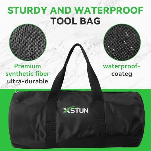 XSTUN 1" Kinetic Recovery Rope 48100lbs Breaking Strength, 30ft Snatch Rope with 35% Stretch, Offroad Tow Rope Kit with Level 5 Cut-Resistant Gloves, Compatible with Jeep, Truck (Green) - Thumbnail 6