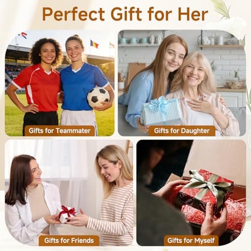 GaiOiva Volleyball/Softball/Basketball/Soccer/Football Necklace Gifts for Women, Sport Necklace Ball Pendant Accessories, Perfect Birthday, Valentine's Day Jewelry Gift for Her,Lovers - Thumbnail 6