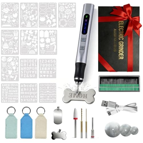 Engraving Pen for Metal kit, Wood, Glass & Plastic, Wireless Engraving Tool Kit for DIY & Crafts – Powerful Deep Carving for Personalized Gifts, Beginner Friendly, Long-Lasting Battery - Image 1