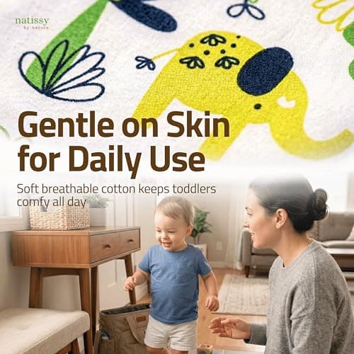 Washable Potty Training Pads for Toddlers with Stay-Put EcoGrip – Made in EU (Daily + Secure 8-Pack), Light & Extra Coverage, Turns Underwear into Training Pants, All-in-One Potty Training Solution - Thumbnail 4