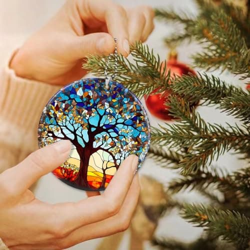 Tree of Life Christmas Ornament 2026, Tree of Life Ornaments for Christmas Tree, Unique Special Pretty Ornament, Fancy Beautiful Ornaments, Ornament Exchange Ideas - Thumbnail 2