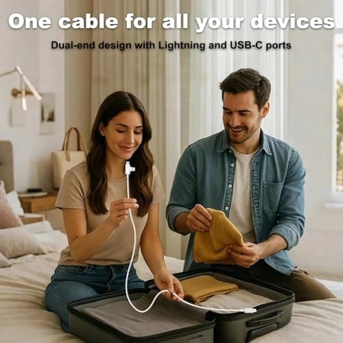 USB C Charger Fast Charging for iPhone 15/16 Pro/Pro Max, 30W USB C Wall Fast Charger Block with 6FT&10FT Long Type C Cable Cord for iPhone 16/15 Plus/iPad Pro 12.9/11/Samsung/Android (2 Pack) - Thumbnail 5