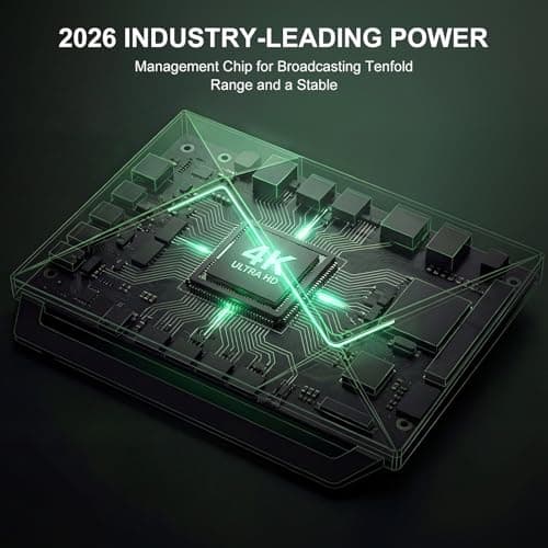 2026 TV Antenna for Smart TV Indoor for Local Channels HD Digital Antenna Outdoor Long Range Reception with Amplifier Signal Booster Supports 4K 1080p HD - Thumbnail 3