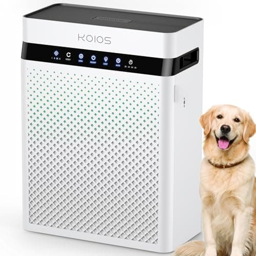 KOIOS Air Purifiers for Home Large Room up to 2400sq.ft, Air Purifier for Home Pets with Washable HEPA Filter, Air Quality Sensor & Aromatherapy, Air Cleaner for Bedroom, Dorm, Office K03 - Image 1