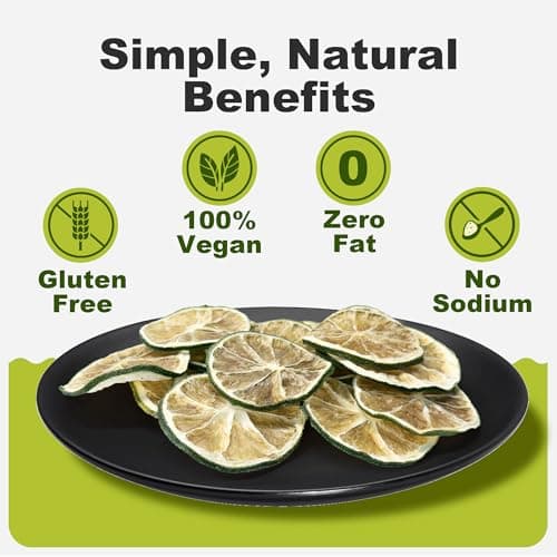 16 oz Dehydrated Lime Slices – All Natural, No Additives No Sugar | Dried Fruit for Cocktail Garnish, Drinks, Tea, Baking & Cooking | Dry Limes for Potpourri, Simmer Pot, Candle & Craft Decor - Thumbnail 5