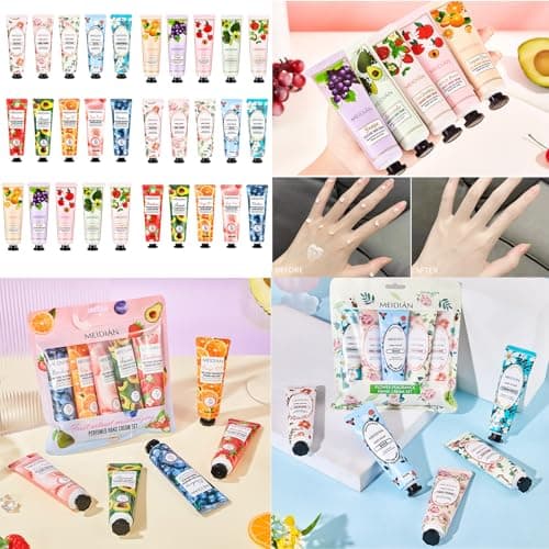 ADMD 30-Pack Mini Hand Cream Gift Set for Women & Men, Travel Size Moisturizing Hand Lotion for Dry Hands, Non-Greasy, 15 Scents (Floral & Fruity) - Thumbnail 2