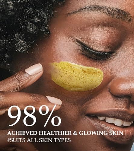Revitalizing Exfoliation Face Scrub with Vitamin C and Turmeric – Gentle Exfoliating Face Wash for Blackheads, Pore Dirt & Dark Spots –Daily Balancing Facial Scrub for All Skin Types, 4.23 Fl Oz - Thumbnail 6