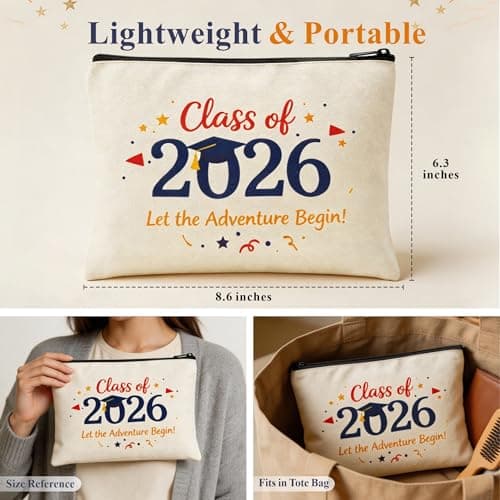 EURGANT Mothers Day Gifts for Mom - Makeup Bag for Women, Birthday Gift First Mother Day for Mom New Mom, Mothers Day Gifts Cosmetic Bag - Thumbnail 5