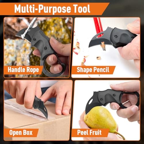 Gifts for Men Pocket Carabiner Gadgets, Anniversary Birthday Gift for Men Dad Husband Him Grandpa, Fathers Day Dad Gifts for EDC Gadgets Tool, Unique Mens Gifts for Dad Who Have Everything - Thumbnail 3