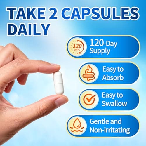 Triple Magnesium Complex for Women and Men, Magnesium Glycinate 400mg, Malate, Citrate, High Absorption Chelated Magnesium Supplement Support Sleep, Muscle, Non-GMO, Gluten Free - 240 Capsules - Thumbnail 6