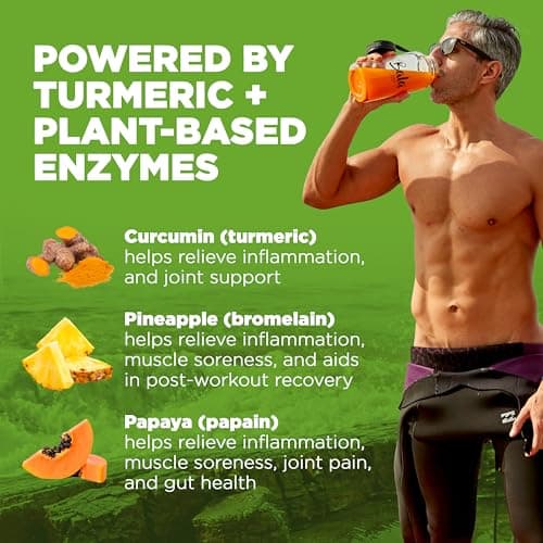 Bala Enzyme - Total Body Wellness Drink Mix - Lime Flavor - Electrolytes Powder Packets - Hydrate & Recover, Turmeric Drink with Electrolytes & Amino Acids - 0.25oz (12 Count) - Thumbnail 4