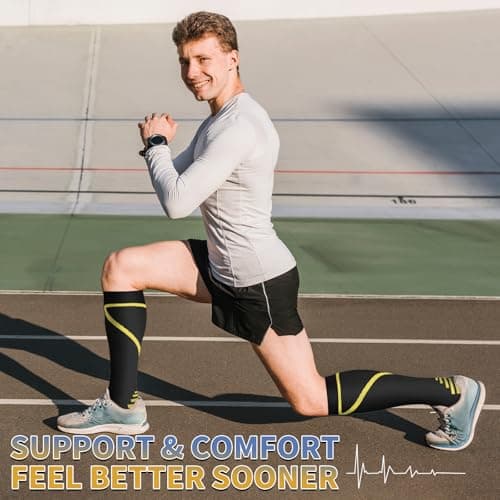 Sooverki Graduated Copper Compression Socks for Men & Women Circulation 8 Pairs 15-20mmHg - Best for Running Athletic Cycling - Thumbnail 2