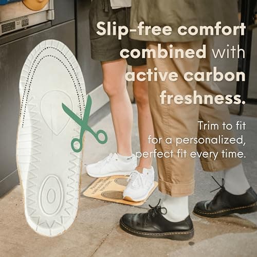 HANDARTE Leather Orthopedic Insoles | Padded Comfort Shoe Inserts for Women | 100% Natural Goatskin - ChromeFree, Anti Sweat & Anti-Odor - Suitable for No-Socks (US W8 | EU39) - Thumbnail 6