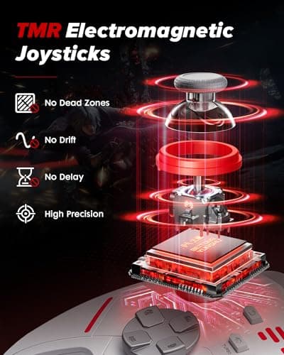 BEITONG KP20 Wireless Controller for PC, Switch/Switch 2, Android, TV, Steam Deck, TMR Joysticks & Hall Triggers, Bluetooth & 2.4g Gamepad with 1000Hz Polling Rate and Mechanical Buttons - Thumbnail 2