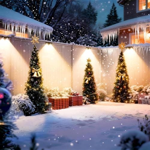 TECKNET Solar Fence Lights Outdoor 8 Pack, 3 Modes 3500K/4500K/6500K, IP66 Waterproof LED Deck Light, Dusk to Dawn Fence Lights Solar for Wall, Railing, Step, Patio, Pool, Backyard, Outside - Thumbnail 5