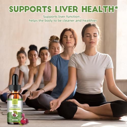 TMG Supplements 1000MG - Trimethylglycine Liquid Drops, Betaine High Absorption, Supports Methylation, Liver Wellness & Cognitive, Non-GMO, Vegan, Blood Orange Flavor, 2 Fl.Oz (1 Pack) - Thumbnail 6