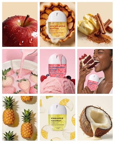 VILUVA 3 Pack Hydrating Hand Sanitizer Spray-Scented Power Mist Sprays Travel Size with Phone Lanyard, Alcohol-Free Moisturizing Pocket Hand Mist,Natural Ingredients,1 FL.OZ Each - Thumbnail 2