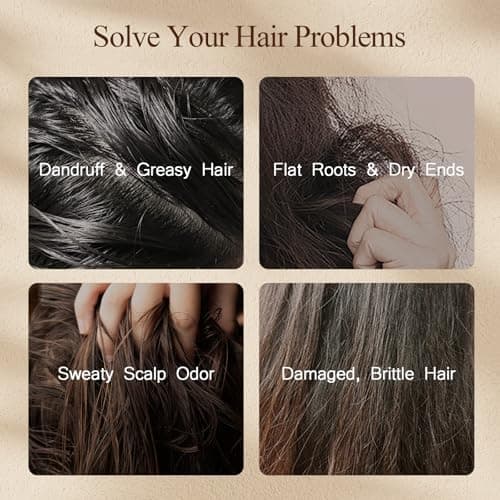 Dear Irean Shampoo and Conditioner Set, Anti Dandruff Oil Control Repair Shampoo and Conditioner, Sulfate Free with Argan Oil for Women, Hair Gloss Treatment for Oily, Dry, Damaged, Curly Hair 30.4 Oz - Thumbnail 5