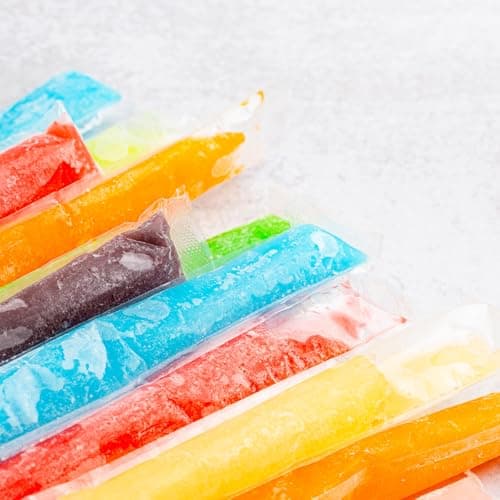 300 Disposable Ice Popsicle Mold Bags, BPA-Free Freezer Tube, Popsicle Mold bags with Zip Seals&Funnel, Summer Homemade DIY Snacks, Yogurt Sticks, Juice & Fruit Smoothies. (300, Transparent) - Thumbnail 6