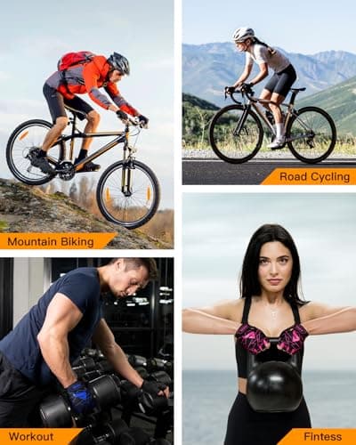 ATERCEL Cycling Gloves, Bike Gloves for Men Women, Bicycle Gloves for Cycling, Workout, Gym, Training, Weight Lifting Outdoor, Dirt Bike, Mountain Bike, and Riding (Blue, Large) - Thumbnail 6