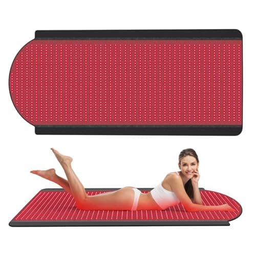 Red Light Therapy Mat Full Body, 71"x33" Red Light Therapy Blanket with Premium Leather, 1380 LEDs Dual Wavelength 660nm & 850nm Near Infrared Therapy Pad for Home Use,W1370 - Image 1
