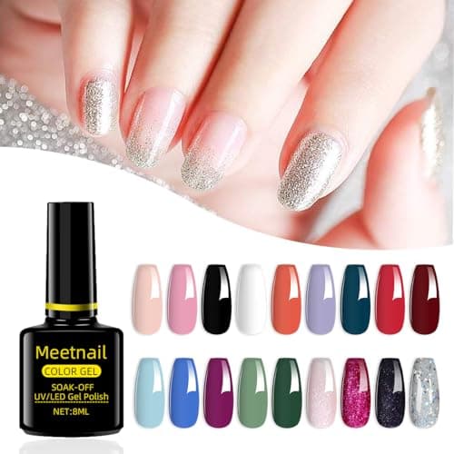 Complete Nail Studio Set with 48W UV LED Lamp, 24 Rainbow Colors, Cat Eye Gel Polish Kit, Nail Drill, Storage Box for Home Manicures - Thumbnail 3