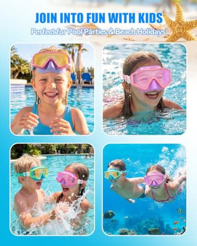 Aegend Swim Goggles for Adults Kids - 220°Wide View Anti-Fog Goggles with Mesh Bag for Indoor Outdoor Pool Beach Swimming - Thumbnail 6