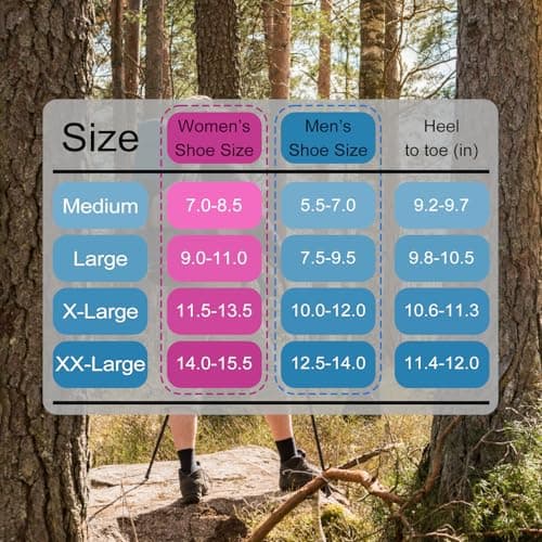 CWVLC Hiking Crew Socks, 3-Pack Men Women Boot Socks for Walking, Hunting, Camping, Winter Outdoor Work, Cosy Cushion, Moisture Wicking, Arch Compression, Anti Blister, Large, Green - Thumbnail 2