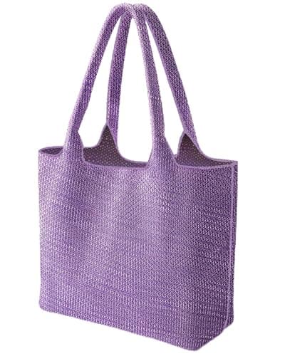 bohunono Woven Cute Tote Bag for Women,Day Bag,Fashion Shoulder Beach purse for vacation Travel Shopping Everyday Casual Use - Image 1