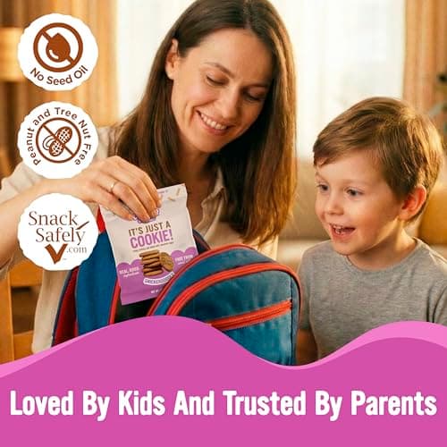 Cooper Street Snacks It's Just a Cookie - Thin & Crispy Butter Cookies, Nut, Soy & Seed Oil Free, School Safe For Kids Or Lunchbox For Adults - Snickerdoodle - 12 Pack (1.25oz) - Thumbnail 4