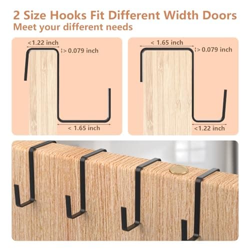 FENTEC 35 Large Pockets Over The Door Shoe Organizer, Mesh Hanging Shoe Organizer Shoe Rack for Closet Mesh Closet Shoe Holder, Over Door Organizer, Shoe Organizer for Wall, Black, 1 Pack - Thumbnail 3