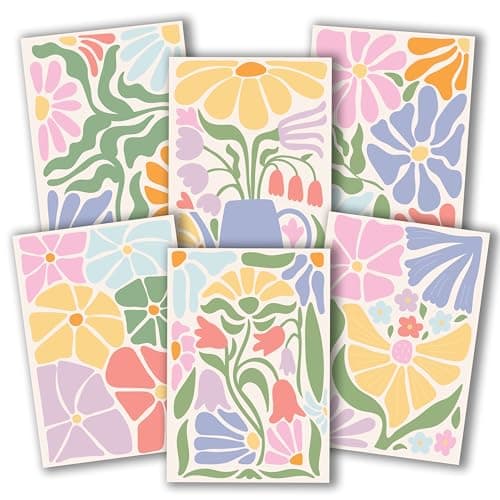 Hadley Designs Blank Cards and Envelopes – 54 Greeting Blank Notecards with Envelopes Bulk, Notecards Stationery Card Set, Stationary Note Cards, Floral Greeting Card Pack, Designed in USA - Image 1