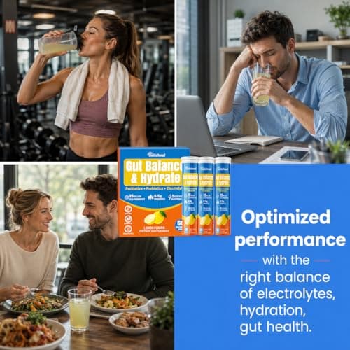 Electrolyte Tablets, Hydration & Fiber Supplement for Women & Men, 60 ct - Thumbnail 6