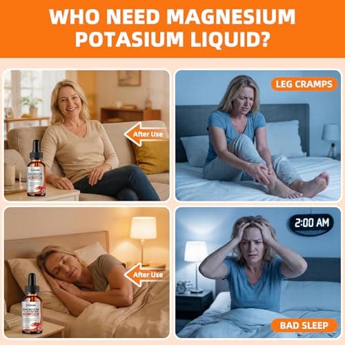 Potassium Magnesium Supplement Drop Liquid 2 Pack,Magnesium glycinate Drop - Thumbnail 5