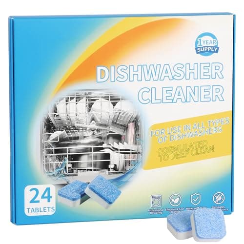 Gihen Dishwasher Tablets, Removes Limescale & Hard Water Stains, 24Pk - Image 1
