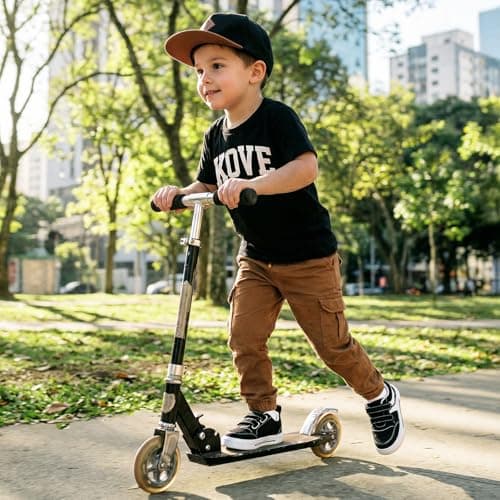 STQ KIDS Boys Toddler Boy School Sneakers Wide Toe Zero Drop Walking Comfort Shoes Black White Toddler 5 - Thumbnail 3