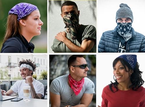 6-Pack Purple 100% Cotton Bandanas Gift Set – 22x22 Inch Paisley Head Wraps, Face & Neck Scarves, Multi-Purpose Accessories for Men & Women, Holiday & Everyday Gifting - Thumbnail 4