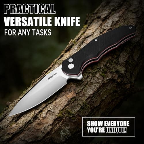 PRQ N730 Mini Folding Pocket Knife 3.35" 14C28N Stainless Steel Blade - Thumbnail 6