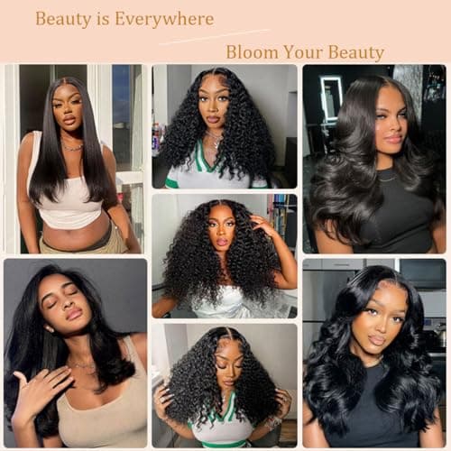 Peerless 28 Inch 13x6 Straight Full Lace Front Wigs Human Hair 200% Density HD Frontal Wigs for Black Women No Synthetic Blend Pre Plucked Glueless Straight Human Hair Wig Natural Color - Thumbnail 6