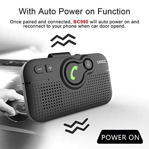 Bluetooth Car Speaker for Cell Phone,3W Handsfree Car Speakers Kit,Wireless - Thumbnail 5