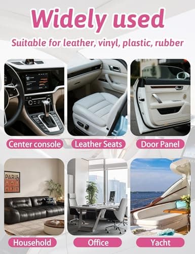 Kingvo Car Interior Cleaner, Interior Cleaner Carpet Dashboard Vinyl Sofa Leather Shiny Car Stuff Detailing Kit Cleaning Supplies,Peach Scent - Thumbnail 4