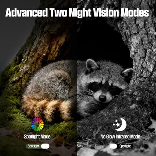 CEYOMUR Trail Camera, 4G LTE Cellular Trail Camera with Built-in SIM & 32GB TF Card, Game Camera with 2K Color Night Vision, 360° PTZ View, PIR Motion Activated, 2-Way Audio, IP66, No WiFi Needed - Thumbnail 6