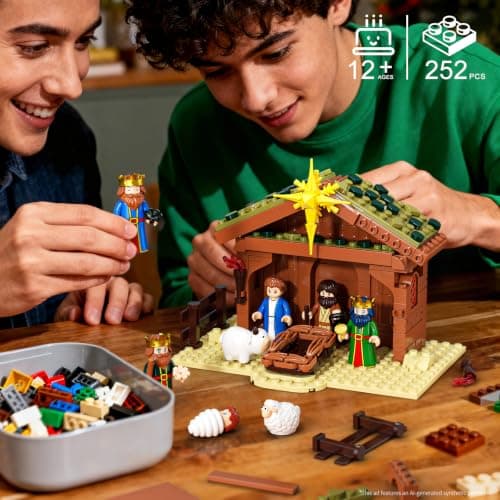 JAKI The Nativity Building Set, Jesus Building Block Set, Toy of Faith Series, Bible Story Jesus, Decoration for Prayer Room, Church, Toy for Adults, Christian, Religious - Thumbnail 6