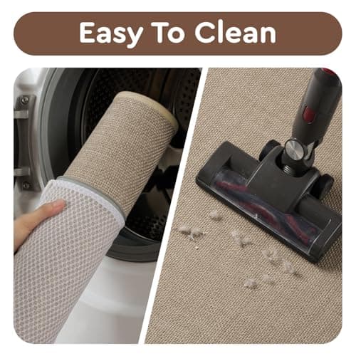 tchdio Kitchen Mats for Floor, Rubber Backed Kitchen Rugs Non Slip Washable, Superior Absorbent Kitchen Rug-Mat Easy to Clean, Comfort Kitchen Floor Mat Front of Sink (Beige, 20" × 32") - Thumbnail 6