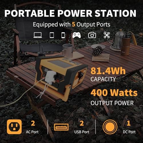 6-in-1 Car Battery Jump Starter with Air Compressor - E-Ant 2000A Jump Starter with Air Compressor 12V Battery Jumper Box 400 Watt Inverter Power Station with AC/DC/USB Outlets (10L Gas/8L Diesel) - Thumbnail 3