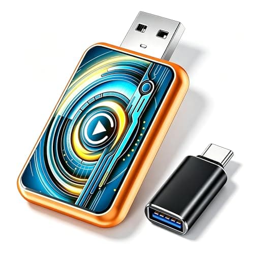 New Wireless Carplay Adapter for Apple iPhone & Android，Multi-User, No Latency - Convert Wired to Wireless Car Play Adapter for iOS 10+/Android 11+/Type-C Port with 2016+ Car - Image 1